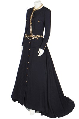 Lot 334 - Chanel couture by Karl Lagerfeld 'L'Imperatrice' crinolined coatdress, Spring-Summer 1984