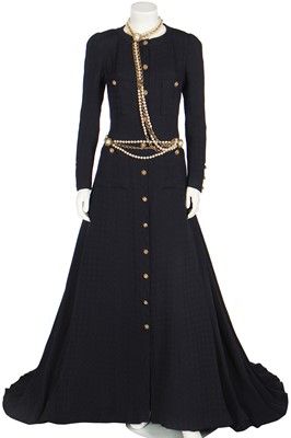 Lot 334 - Chanel couture by Karl Lagerfeld 'L'Imperatrice' crinolined coatdress, Spring-Summer 1984