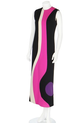 Lot 429 - A Pierre Cardin pop-art inspired maxi dress, 1970