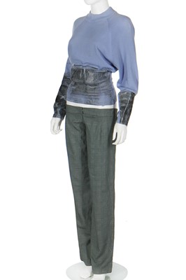 Lot 458 - A rare pair of Alexander McQueen 'bumsters', 'Highland Rape' collection, Autumn-Winter 1995-96