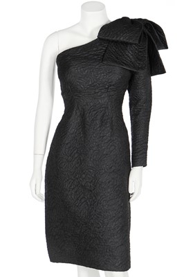 Lot 170 - An Yves Saint Laurent brocatelle 'little black dress', circa 1987