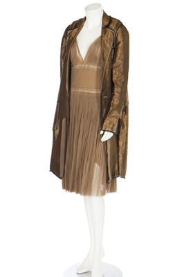 Lot 208 - An Alber Elbaz for Lanvin lamé coat, Spring-Summer 2003