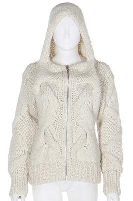 Lot 201 - An Alexander McQueen knitted wool-acrylic jumper, 'The Overlook' collection, Autumn-Winter 1999-2000