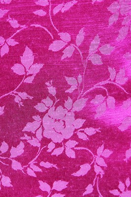 Lot 128 - An Yves Saint Laurent floral printed cotton-grosgrain jacket, Spring-Summer 1992