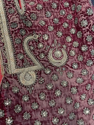 Lot 259 - A nobleman's embroidered velvet waistcoat, Indian, mid-19th century