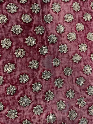 Lot 259 - A nobleman's embroidered velvet waistcoat, Indian, mid-19th century