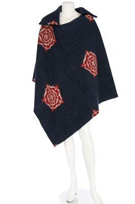 Lot 115 - A Vivienne Westwood wool-blend blanket-cape, 2000s