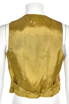Lot 91 - Three Richard James men's colourful silk waistcoats, circa 1990