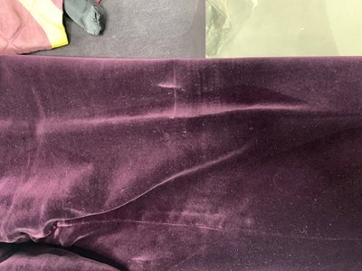 Lot 88 - A Richard James men's black velvet evening suit, probably Autumn-Winter 1989