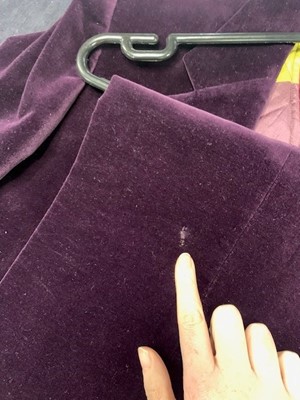 Lot 88 - A Richard James men's black velvet evening suit, probably Autumn-Winter 1989