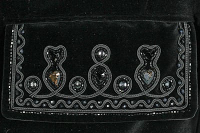 Lot 88 - A Richard James men's black velvet evening suit, probably Autumn-Winter 1989