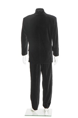 Lot 88 - A Richard James men's black velvet evening suit, probably Autumn-Winter 1989