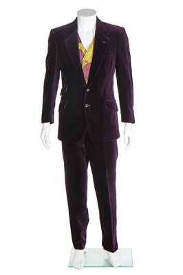 Lot 88 - A Richard James men's black velvet evening suit, probably Autumn-Winter 1989