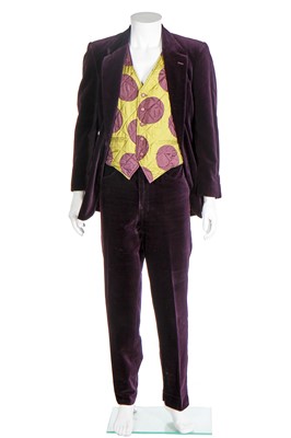 Lot 88 - A Richard James men's black velvet evening suit, probably Autumn-Winter 1989
