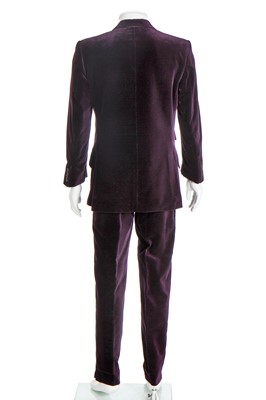 Lot 88 - A Richard James men's black velvet evening suit, probably Autumn-Winter 1989