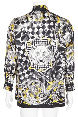 Lot 83 - A Gianni Versace men's printed silk shirt, circa 1992