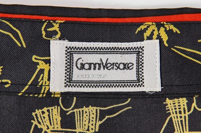 Lot 84 - A Gianni Versace men's printed silk shirt, circa 1992