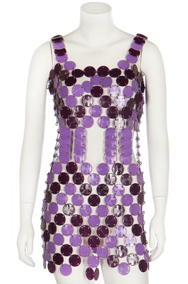 Lot 185 - A 'Barbarella' chain-linked plastic mini-dress, 1969