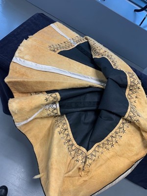Lot 80 - An Emilio Schuberth couture black satin evening gown, mid 1950s