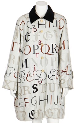 Lot 127 - An Hermès silk-cotton coat, 1980s-early 90s