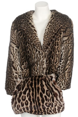 Lot 119 - A Greensmith Downes of Edinburgh ocelot fur jacket, 1950s