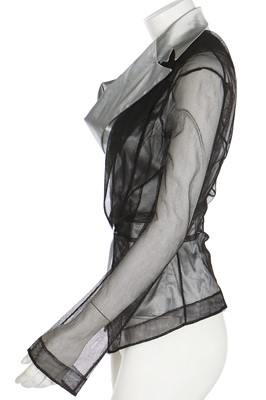Lot 208 - A rare John Galliano stretch satin jacket, 'Josephine Bonaparte Meets Lolita' collection showpiece, Spring-Summer 1992