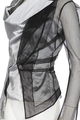 Lot 208 - A rare John Galliano stretch satin jacket, 'Josephine Bonaparte Meets Lolita' collection showpiece, Spring-Summer 1992