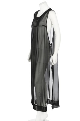 Lot 191 - A rare and early Martin Margiela chiffon tabard dress, Autumn-Winter 1991-92