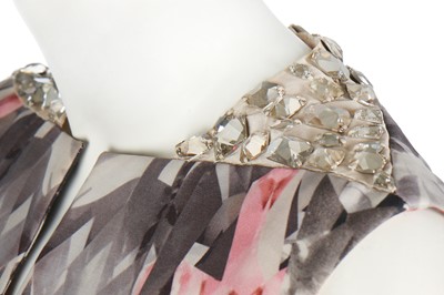 Lot 230 - Alexander McQueen printed pink 'Crystal' dress, 'Natural Dis-tinction, Un-Natural Selection', S/S 2009