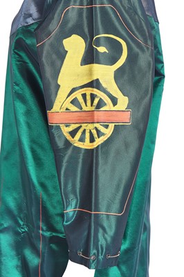 Lot 145 - A rare Willie Brown painted rayon dress, 1980