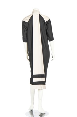 Lot 151 - An early Willie Brown black cotton 'Tail Dress', 1979