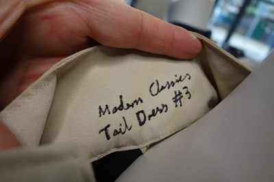 Lot 151 - An early Willie Brown black cotton 'Tail Dress', 1979