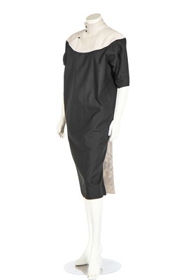 Lot 151 - An early Willie Brown black cotton 'Tail Dress', 1979