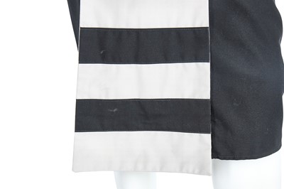 Lot 151 - An early Willie Brown black cotton 'Tail Dress', 1979