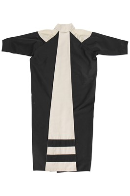 Lot 151 - An early Willie Brown black cotton 'Tail Dress', 1979