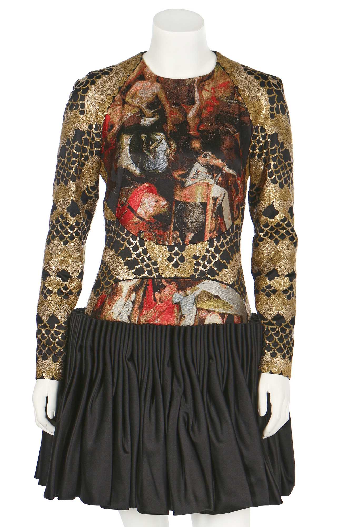 Lot 232 - An Alexander McQueen 'Hieronymus Bosch' weave dress, 'Angels & Demons' collection, Autumn-Winter 2010-11
