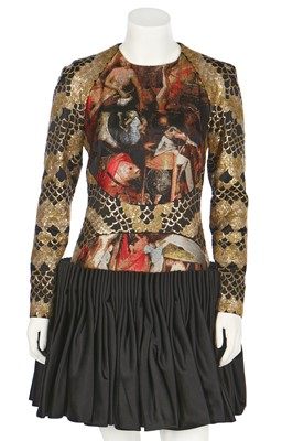 Lot 232 - An Alexander McQueen 'Hieronymus Bosch' weave dress, 'Angels & Demons' collection, Autumn-Winter 2010-11