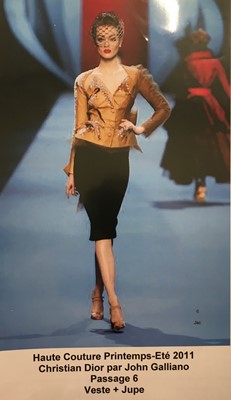 Lot 250 - A Christian Dior by John Galliano haute couture 'Bar' jacket, Spring-Summer 2011