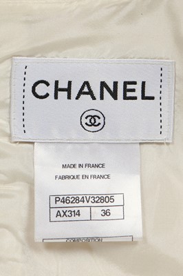 Lot 253 - A Chanel by Karl Lagerfeld ivory wool evening dress, 'Paris-Edinburgh' Métiers d'Art collection, 2012-13