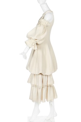 Lot 253 - A Chanel by Karl Lagerfeld ivory wool evening dress, 'Paris-Edinburgh' Métiers d'Art collection, 2012-13