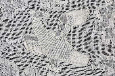 Lot 257 - A fine Dresden-worked panel, early 18th century