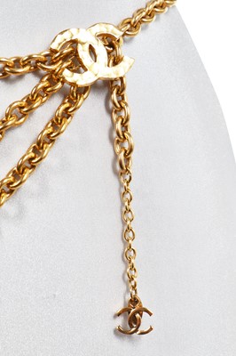 Lot 15 - Two Chanel gilt chain belts, 1984 and 1990-1991