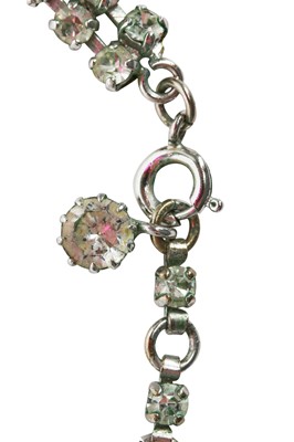 Lot 26 - A fine and rare Dior parure of cut brilliants, 1969