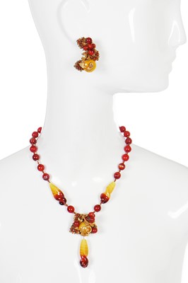 Lot 28 - A good Miriam Haskell parure, 1950s