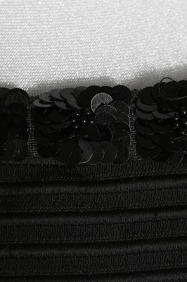 Lot 82 - A Christian Dior London black ottoman satin cocktail dress, model 'Sonnet', Spring-Summer, 1953