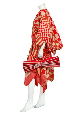 Lot 73 - A Rei Kawakubo/Comme des Garçons striped and checked wool ensemble,  Autumn-Winter 2003 Ready-To-Wear