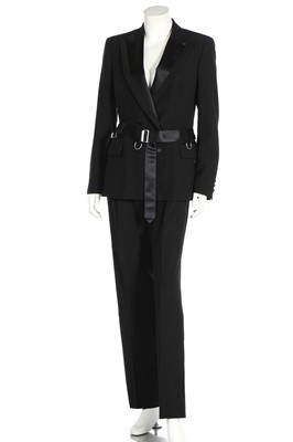 Lot 56 - A Gucci black wool 'tuxedo' suit, 2010s
