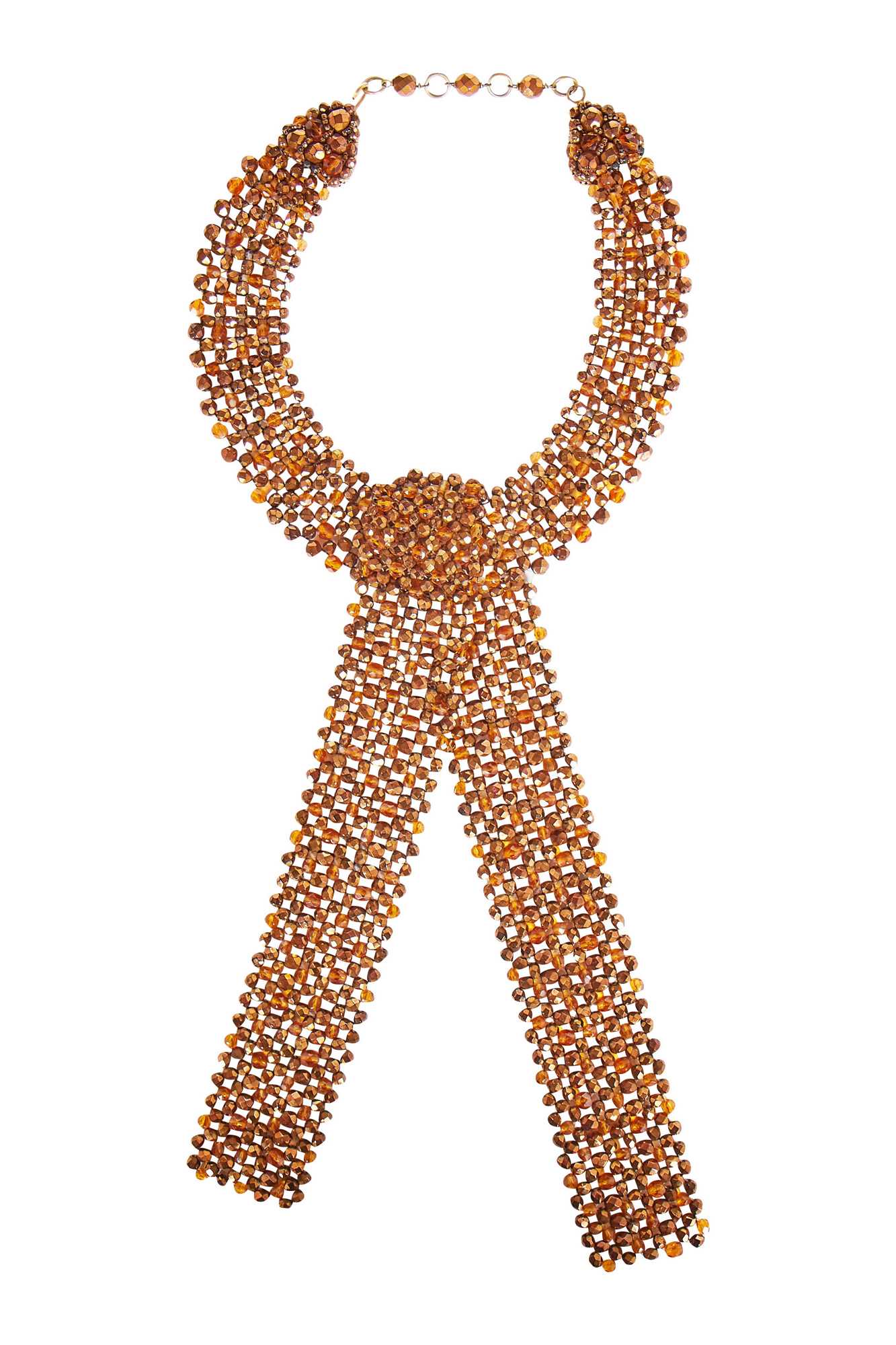 Lot 23 - A Coppola e Toppo beaded 'tie' necklace, 1960s