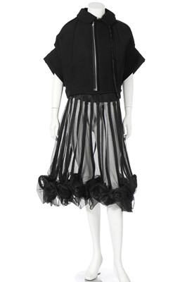 Lot 70 - A Rei Kawakubo/Comme des Garçons black padded wool jacket, Spring-Summer 2005 Ready-to-Wear