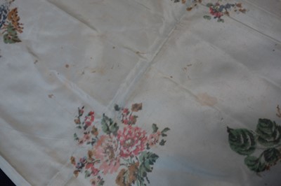 Lot 240 - A gown of aniline-dyed purple silk damask,  early 1870s